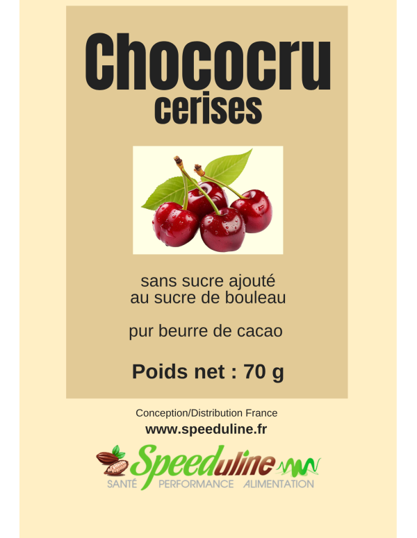 Chococru Noir Cerises Bio