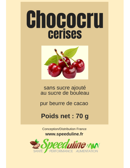 Chococru Noir Cerises Bio