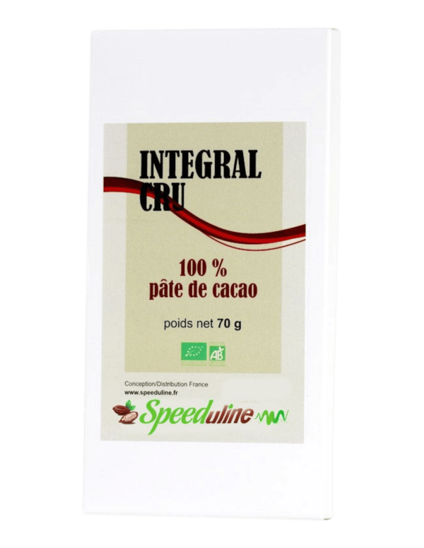 Pâte de cacao 100 %, bio, équitable, grandes origines, Criollo du Pérou, 70 grs
