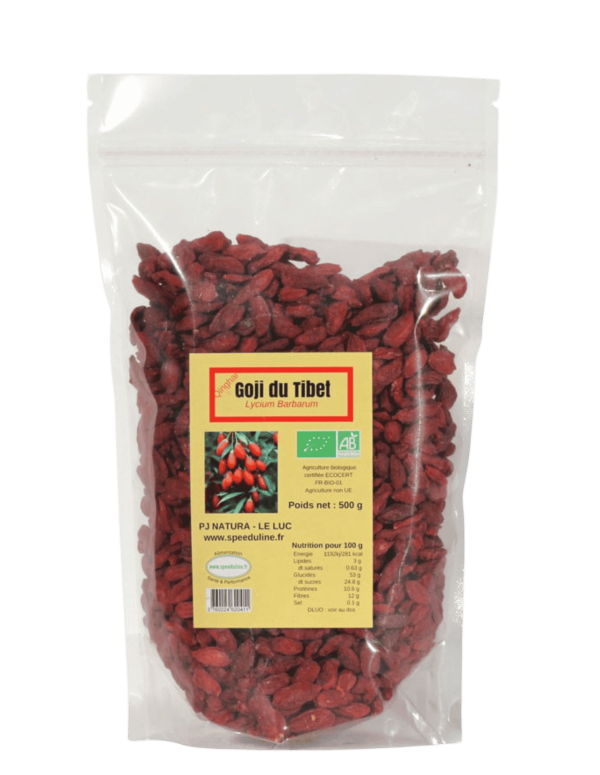 Goji bio 500 g origine Qinghaï (Tibet) - Le fruit de la longévité