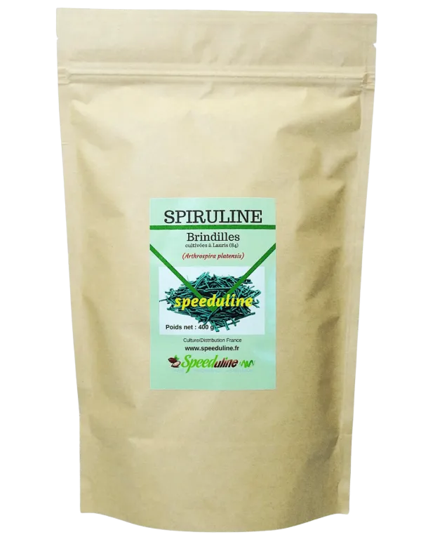 Spiruline française pure paillettes / brindilles 100 gr 2
